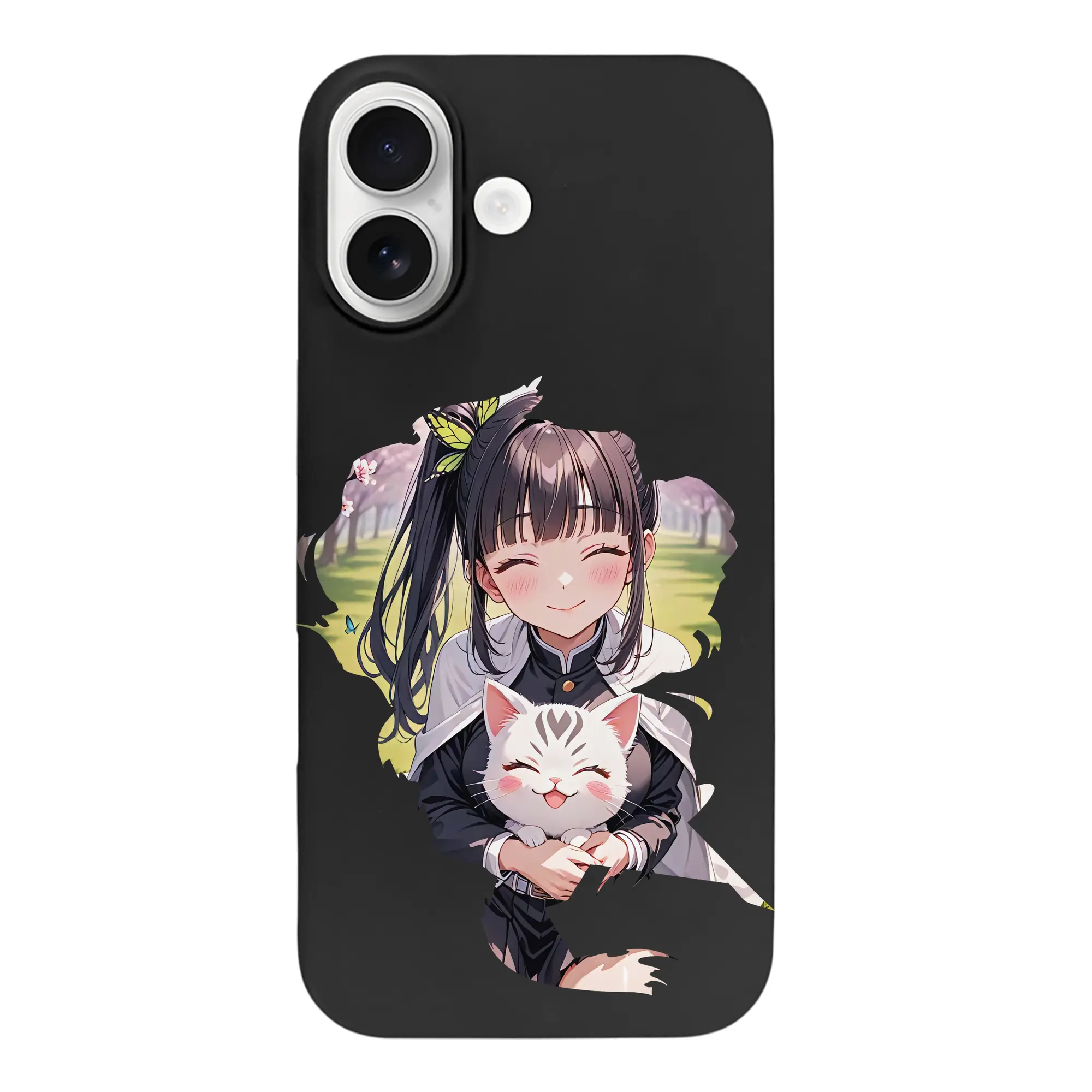 鬼滅の刃 グッズ,栗花落 カナヲ - iPhone 17 シリーズ シリコンケース 薄型 耐衝撃 指紋防止 ソフトタッチカバー 精密フィット 傷防止 保護ケース iPhone 17/17 Air/17 Pro/17 Pro Max 対応